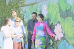 Mural celebrates Vietnam-France friendship