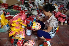 Mid-Autumn toy making village in Hung Yen 