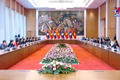 NA Chairman holds talks with Lao counterpart