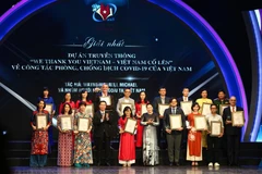 Winners of National External Information Service Awards honoured