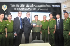 National fire brigades dispatch centre unveiled in Hanoi