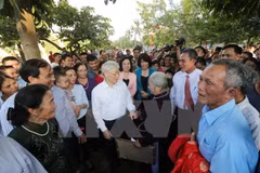 Party chief attends national great unity festival in Hanoi 