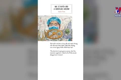 Clip expresses gratitude toward doctors in COVID-19 fight
