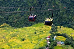 Fansipan cable car system adds to attractiveness of Sa Pa