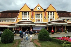 The Da Lat railway station has captured the hearts of visitors. (Photo: VNA)