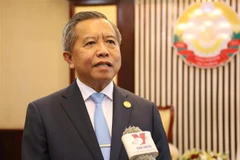 Minister of Technology and Communications and President of the Laos – Vietnam Friendship Association Boviengkham Vongdara. (Photo: VNA)
