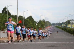 Runners at the events (Photo: VNA)