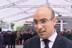 Algerian Ambassador to Vietnam Sofiane Chaib. (Photo: VTC1)