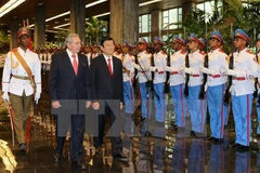 Vietnamese, Cuban Presidents hold talks 