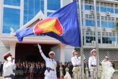 Laos raises ASEAN flag to mark bloc’s founding anniversary 