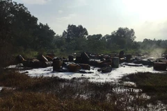 Malaysia: fire breaks out at illegal dumpsite