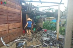 Whirlwinds damage houses, crops in central provinces