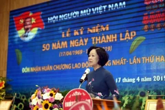 Party official calls for further support for blind community