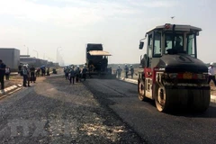 Vietnam’s first recycled plastic-made road being built in Hai Phong