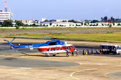 Helicopter-used air route to connect Vung Tau and Con Dao 
