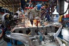 Eight-month industrial production up 9.5 percent 