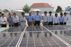 Solar rooftop system inaugurated in An Giang province
