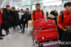 U23 team get training in RoK for AFC U23 Championship