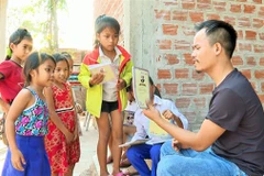 Pa Ko man sows seeds of art among mountainous children