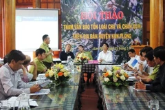 Workshop talks conservation of rare langur in Kon Tum 