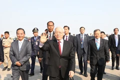 Leader starts state visit to Cambodia