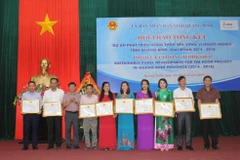 Quang Binh benefits from sustainable rural development project 