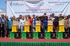 “Village without waste” project implemented in Quang Ngai 