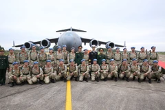 Peacekeepers sent off to UN mission