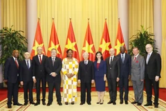 Top leader welcomes newly-accredited ambassadors