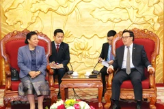 Party external relations chief welcomes Lao counterpart