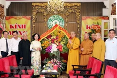 Party official congratulates VBS on Lord Buddha’s birthday