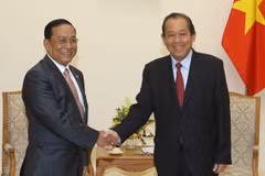 Deputy PM Truong Hoa Binh receives Myanmar border minister