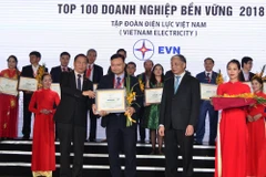 EVN enters “sustainable enterprises” list in 2018 