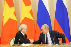 Party chief sends message of thanks to Russian President 