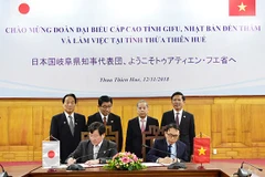 Thua Thien-Hue steps up ties with Japan’s Gifu prefecture