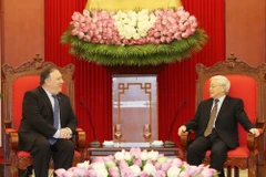 Party chief receives US Secretary of State