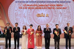 Winners of second press contest on Party building announced 