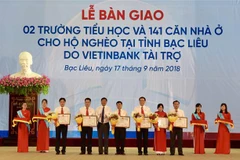 Bac Lieu: Schools, housing donated to disadvantaged families