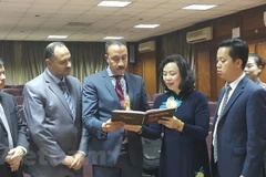 Hanoi delegation on Egypt visit 