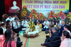 Friendship gathering celebrates Lao traditional festival