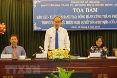 Forum highlights role of the press in HCM City’s development
