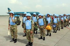 Second group of VN’s peacekeeping force sets off for South Sudan 