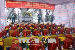 Quang Tri: 12 sets of war martyrs’ remains collected