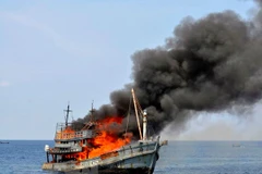 Indonesia sinks over 100 illegal foreign fishing vessels 