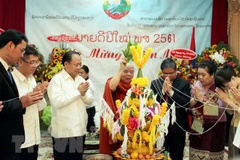 HCM City leaders extends New Year greetings to Lao officials 