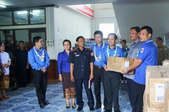Quang Tri’s youth union members carry out volunteer campaign in Laos