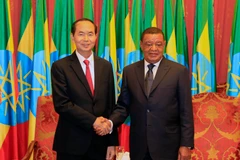 Presidents of Vietnam, Ethiopia hold talks
