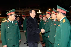 President extends Tet greetings to Truong Sa soldiers