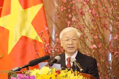 Party chief optimistic about national development in 2018