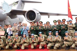 Nearly 250 officers, soldiers depart for UN peacekeeping mission